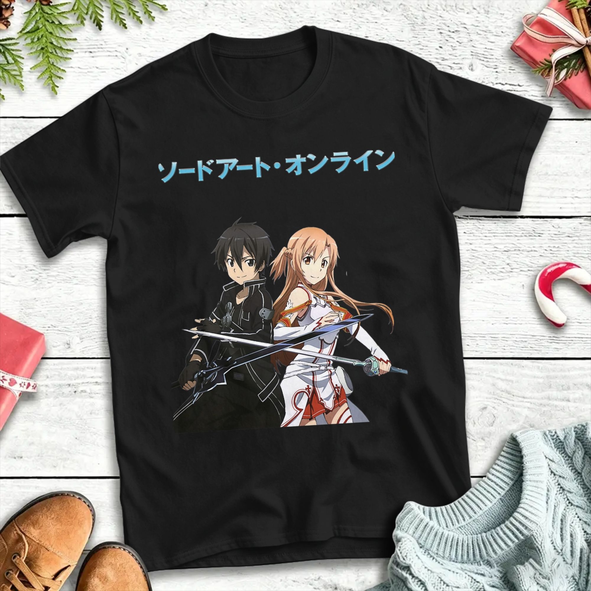 Summer Clothing Online - Хлопковая футболка в стиле аниме Sword