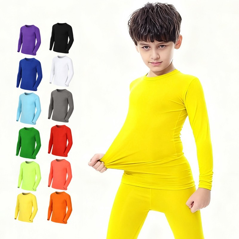 Summer Hiking Clothing - Детская длинная футболка для бега для