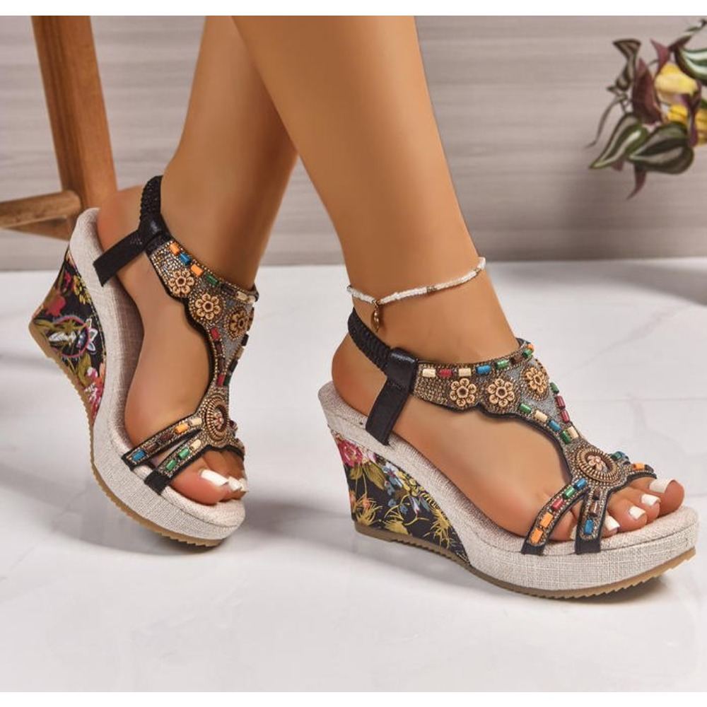 Summer Clothing Plus Size - Новые женские кожаные летние сандалии на