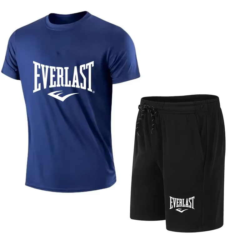 Summer Gym Clothing - Мужской комплект EVERLAST: футболка и шорты