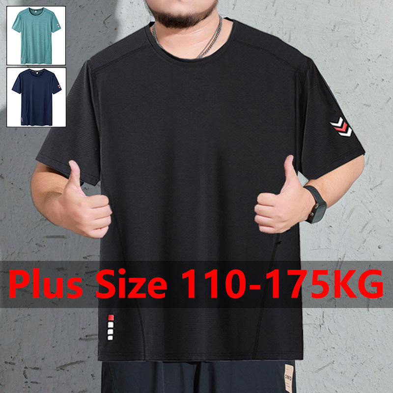Summer Clothing Plus Size - Мужская футболка больших размеров 5XL, 6XL,