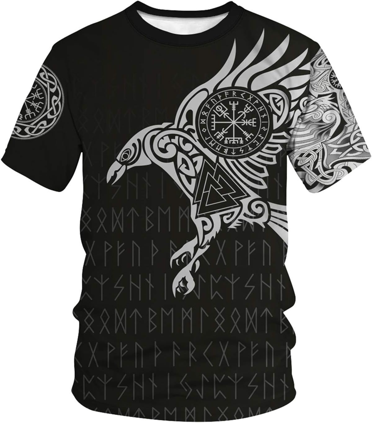 Summer Viking Clothing - Мужская футболка викингов, новинка, пуловер с