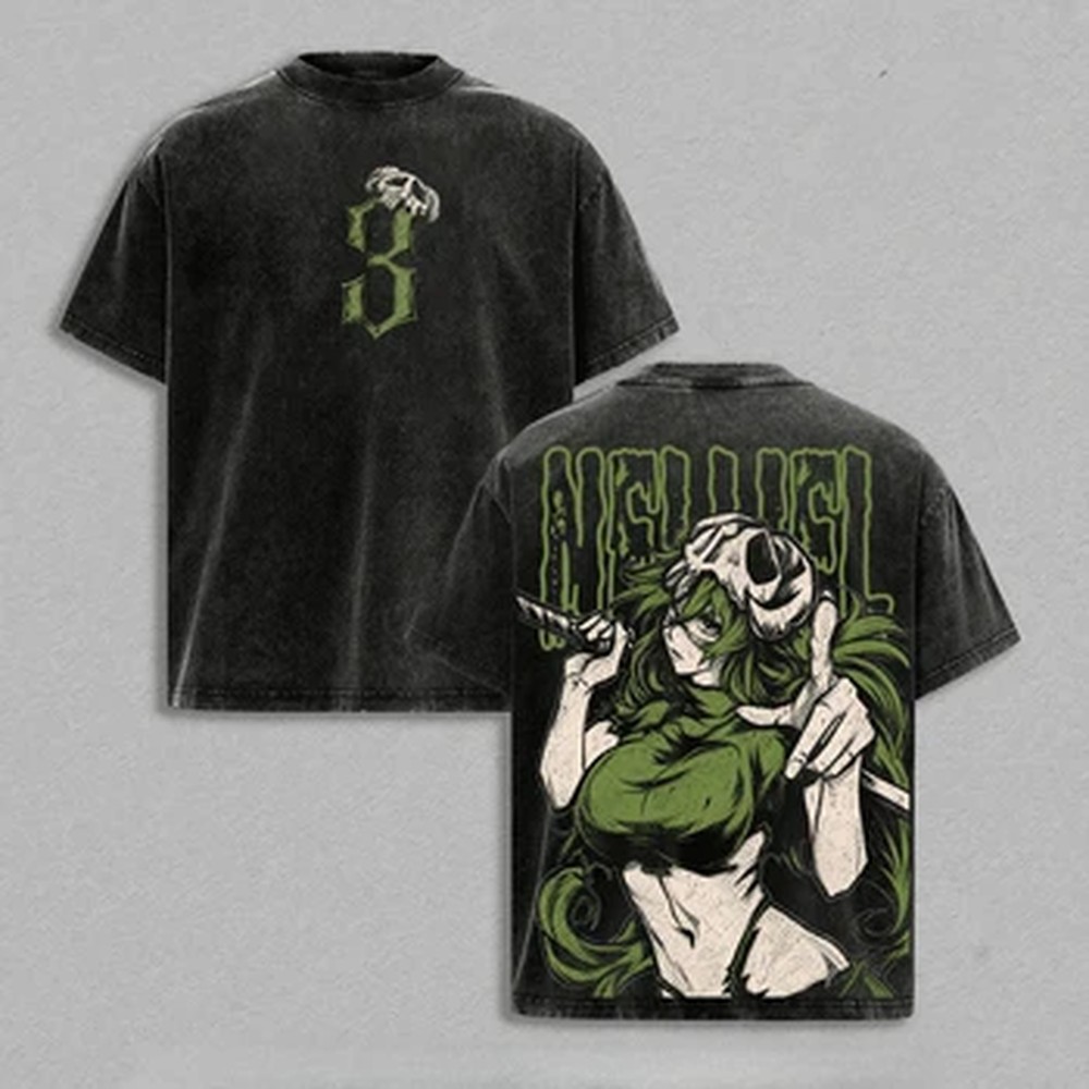 Summer Clothing Vintage - Футболка с принтом аниме BLEACH Nelliel