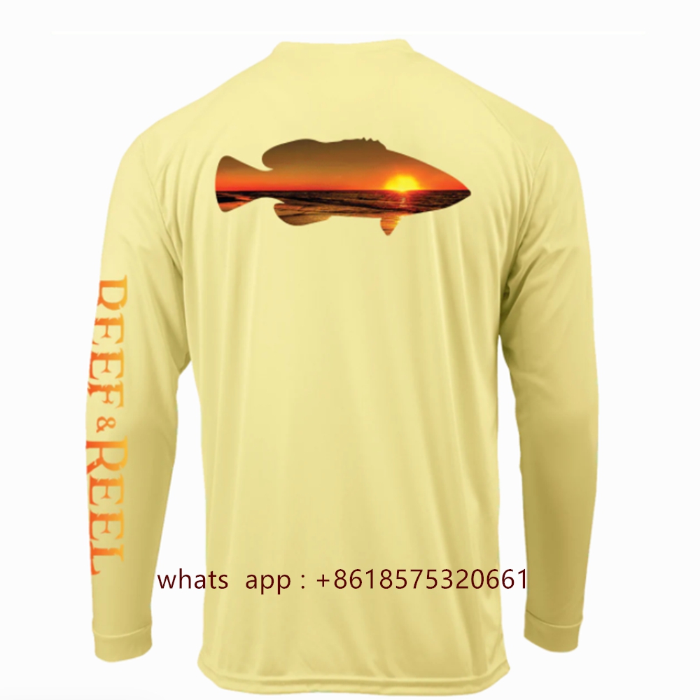 Summer De Clothing - Мужская быстросохнущая рубашка с длинным рукавом,