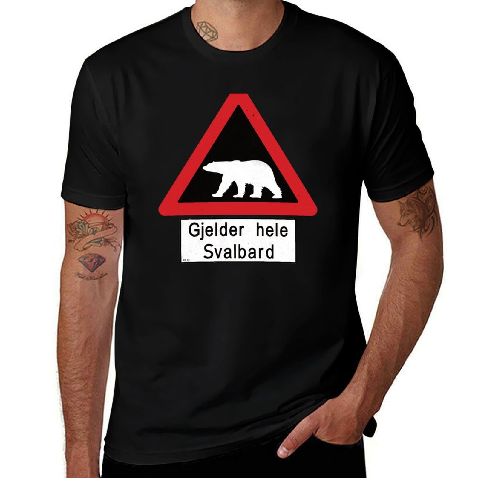 Summer Clothing Aesthetic - Svalbard Beware of Polar Bears Sign