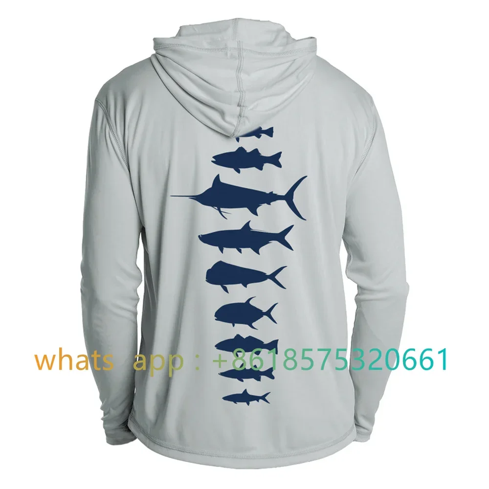 Summer Hiking Clothing - Мужская рубашка для рыбалки Upf 50,