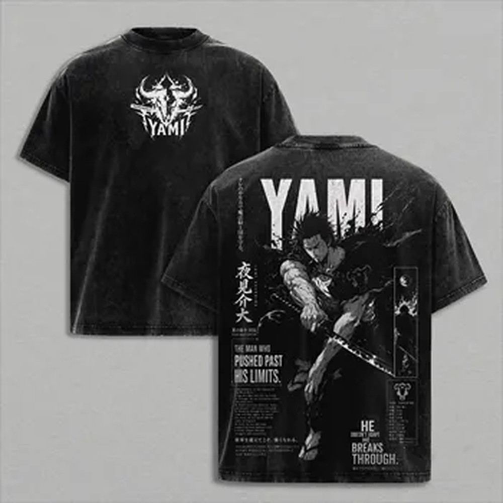 Summer Clothing Vintage - Футболка Black Clover Yami Sukehiro в