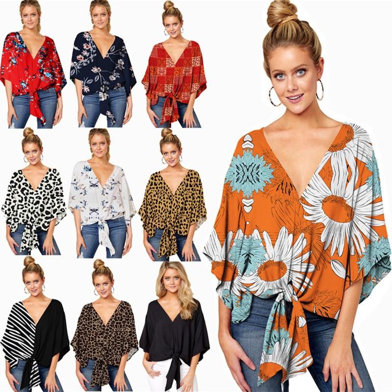 Summer Clothing Online - Женская блузка больших размеров S-5XL: элегантная