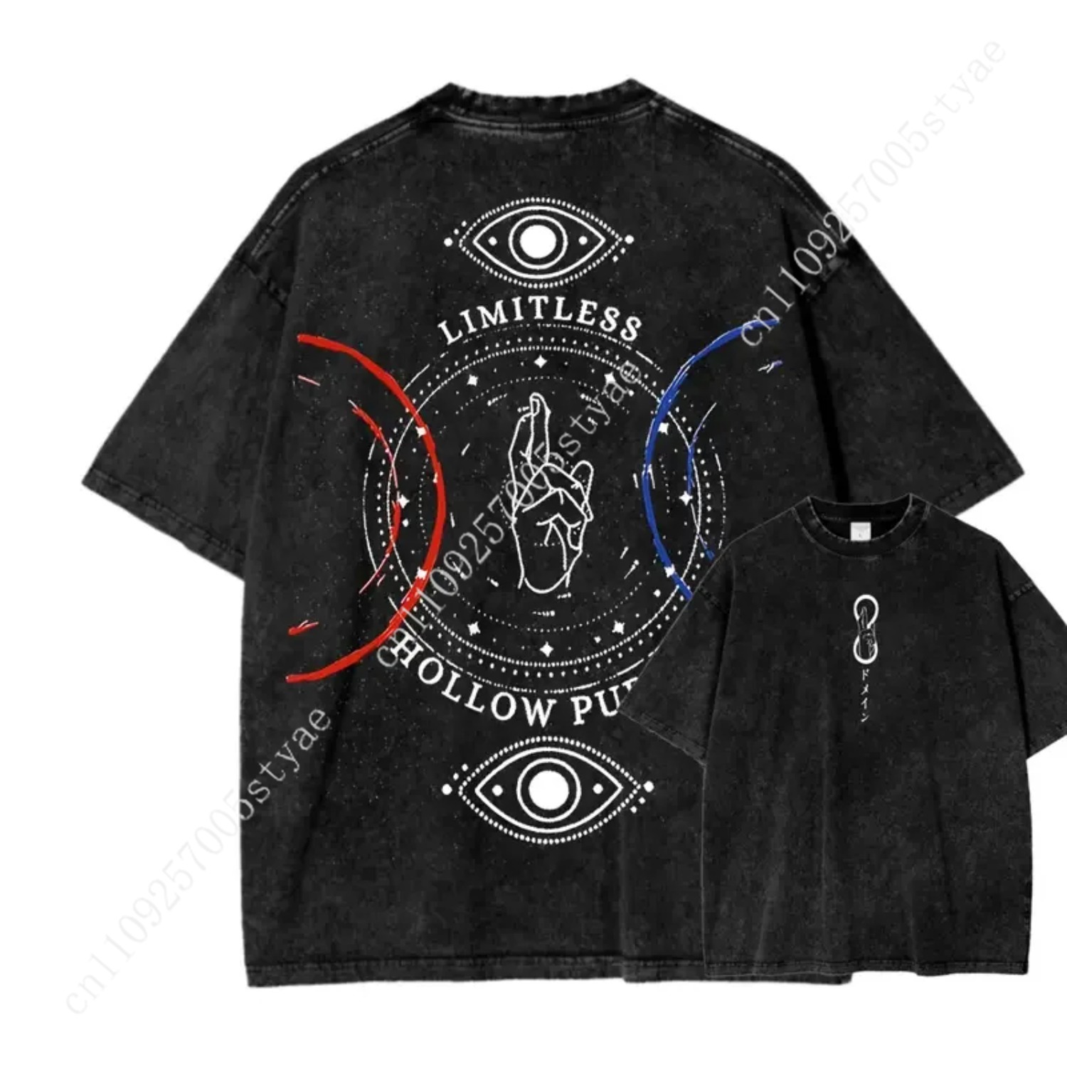 Футболка с принтом аниме-персо – обзор и цена Summer Clothing Vintage
