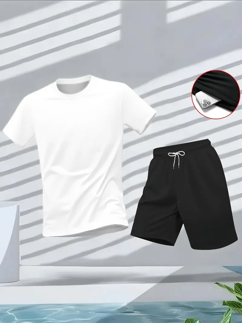 Мужской костюм-двойка: модный, – обзор и цена Summer Gym Clothing