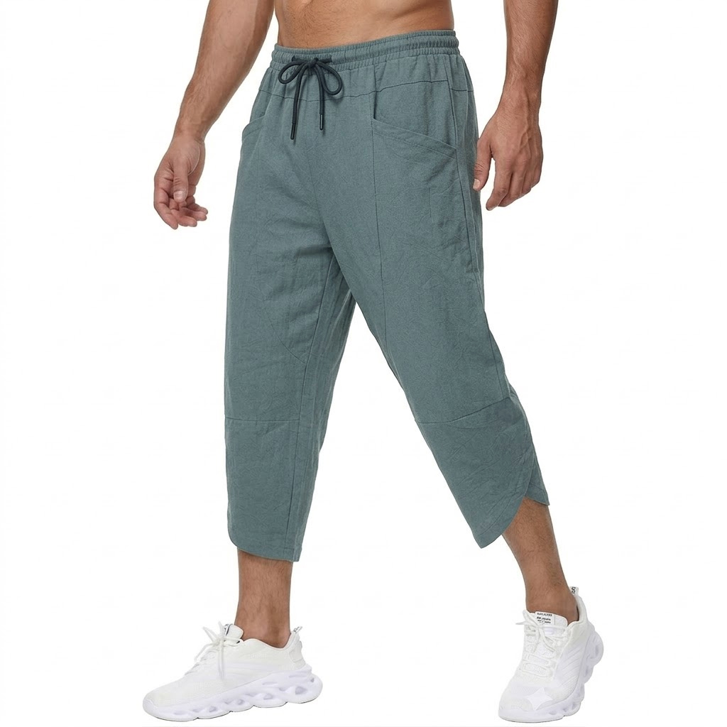 Летние мужские льняные повседн – обзор и цена Summer Hiking Clothing