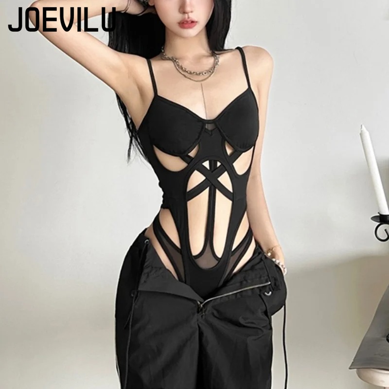 Y2K черное боди женские сексуа – обзор и цена Summer Clothing Aesthetic