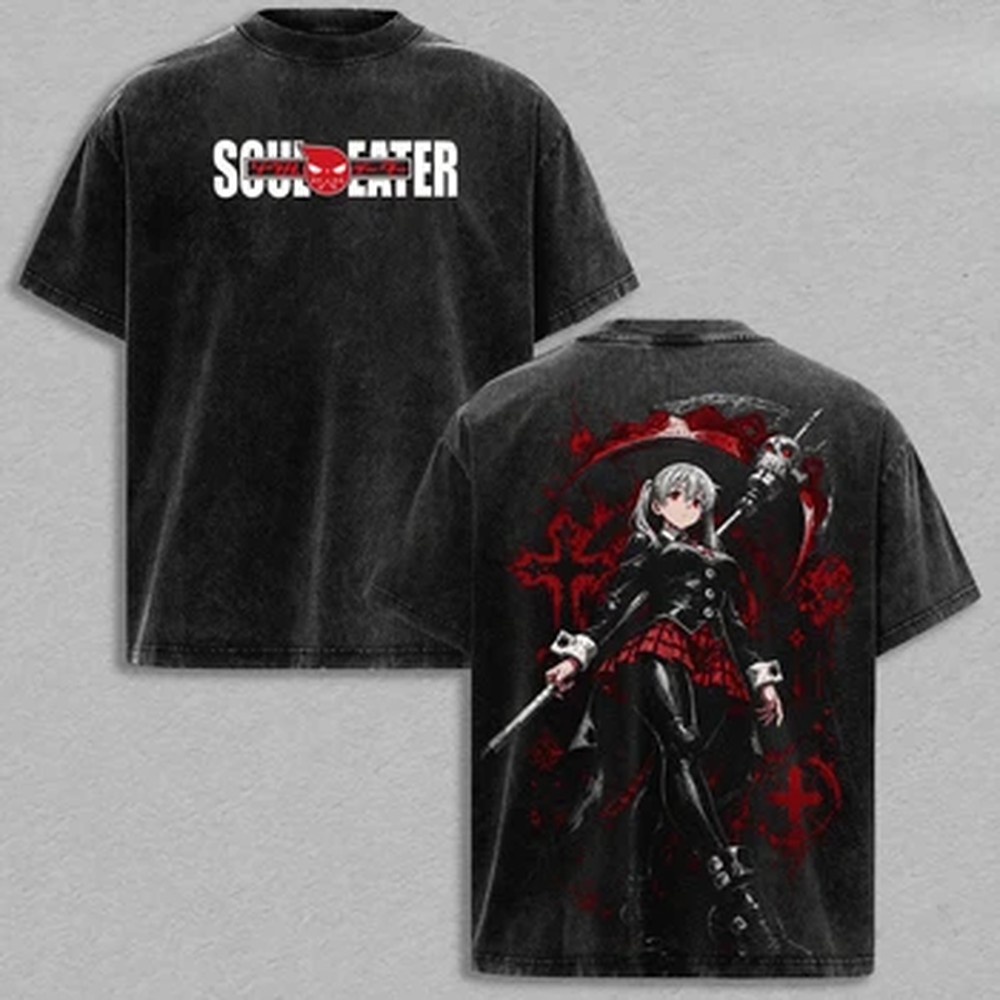 Футболка Anime Soul Eater MAKA – обзор и цена Summer Clothing Vintage