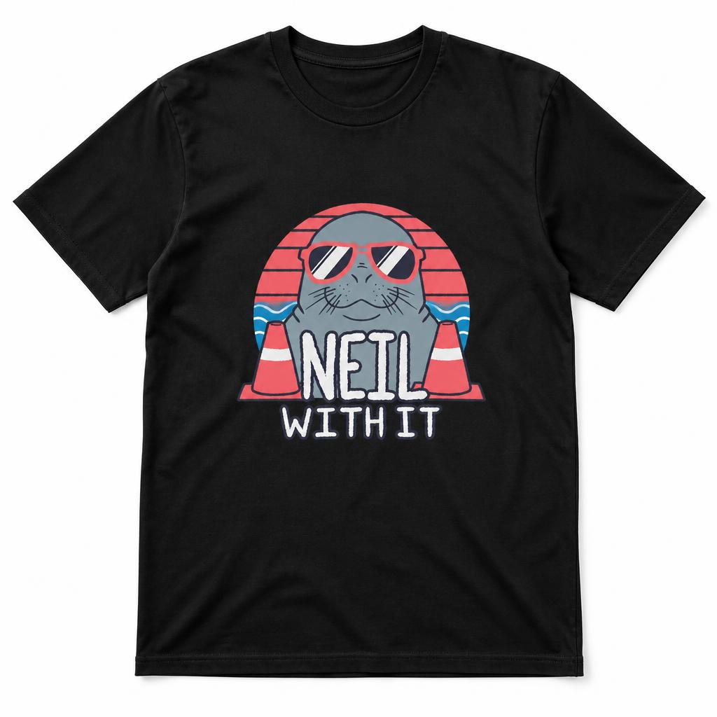 Мужская футболка Neil the Seal – обзор и цена Summer Clothing Deals