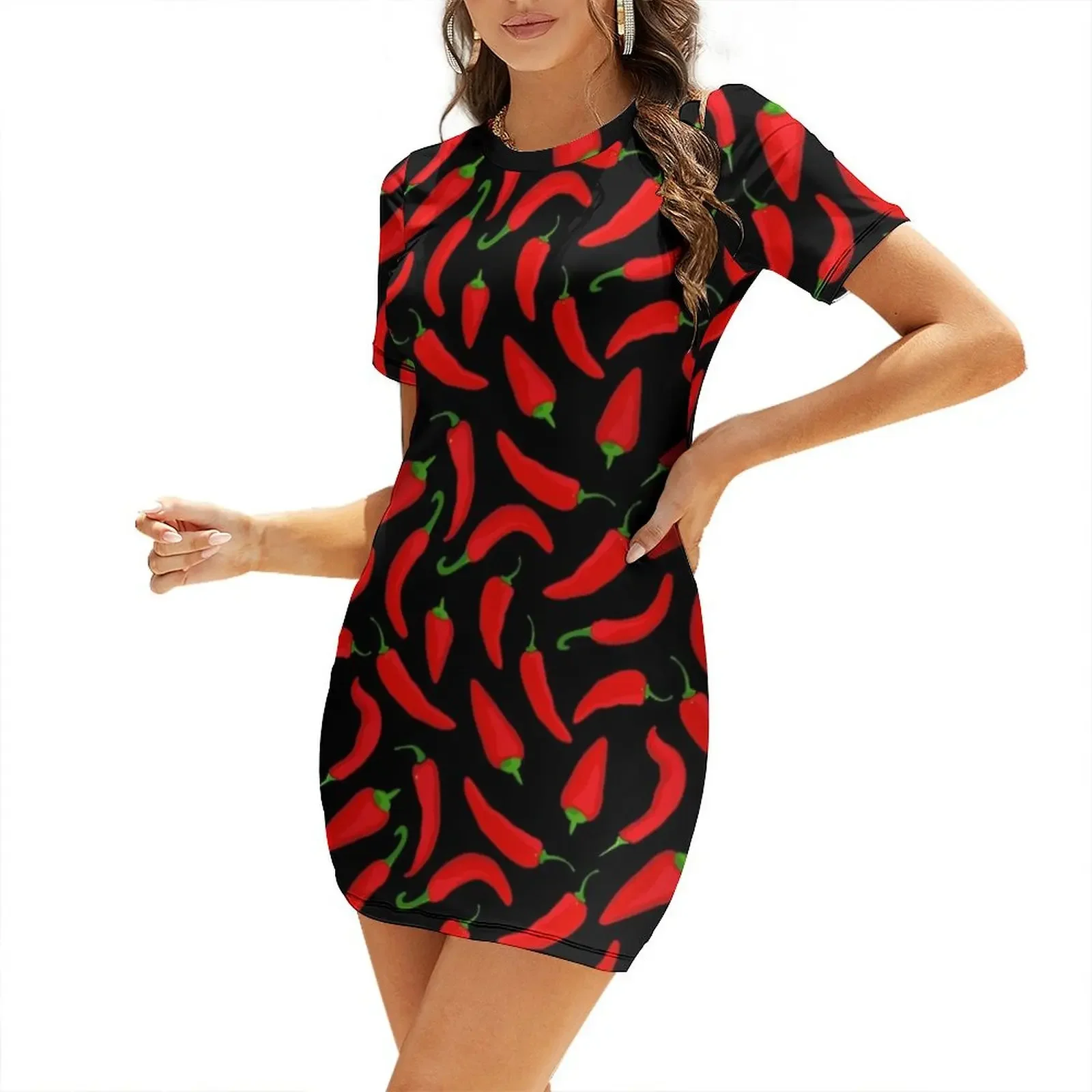 Платье с короткими рукавами и  – обзор и цена Summer Clothing Online