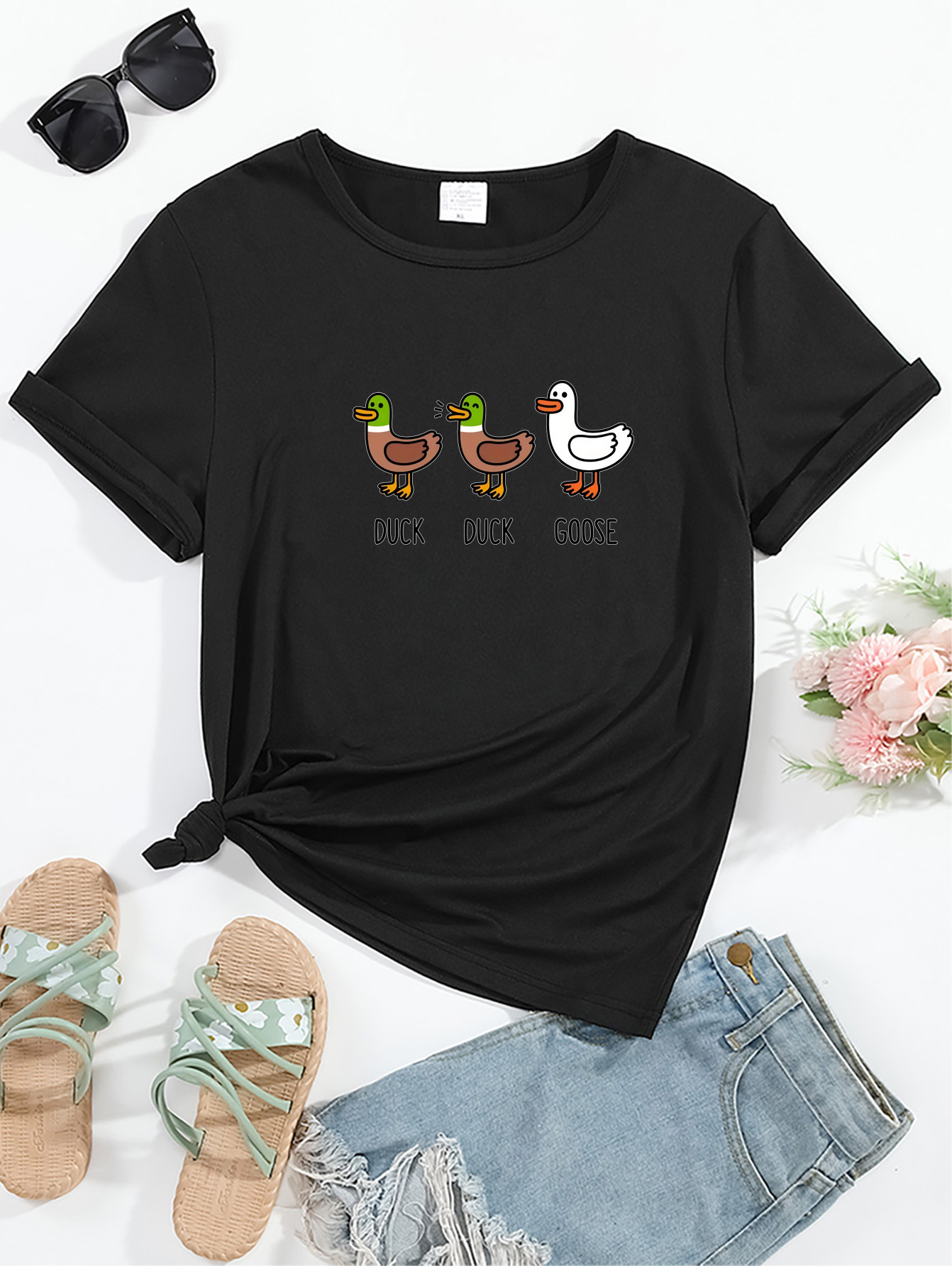 Женская повседневная футболка  – обзор и цена Summer Duck Clothing