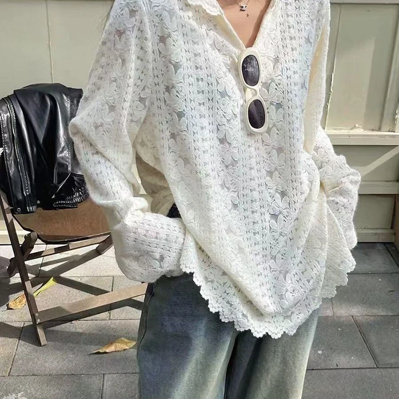Y2K Кружевные рубашки с капюшо – обзор и цена Summer Clothing Aesthetic