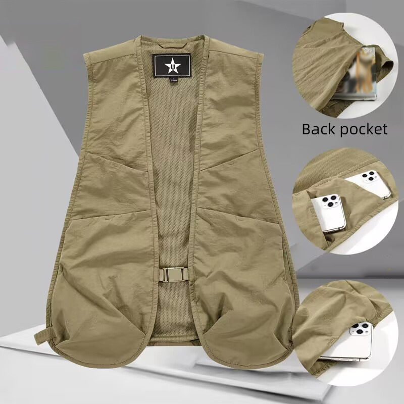 Легкий жилет унисекс, жилет с  – обзор и цена Summer Hiking Clothing