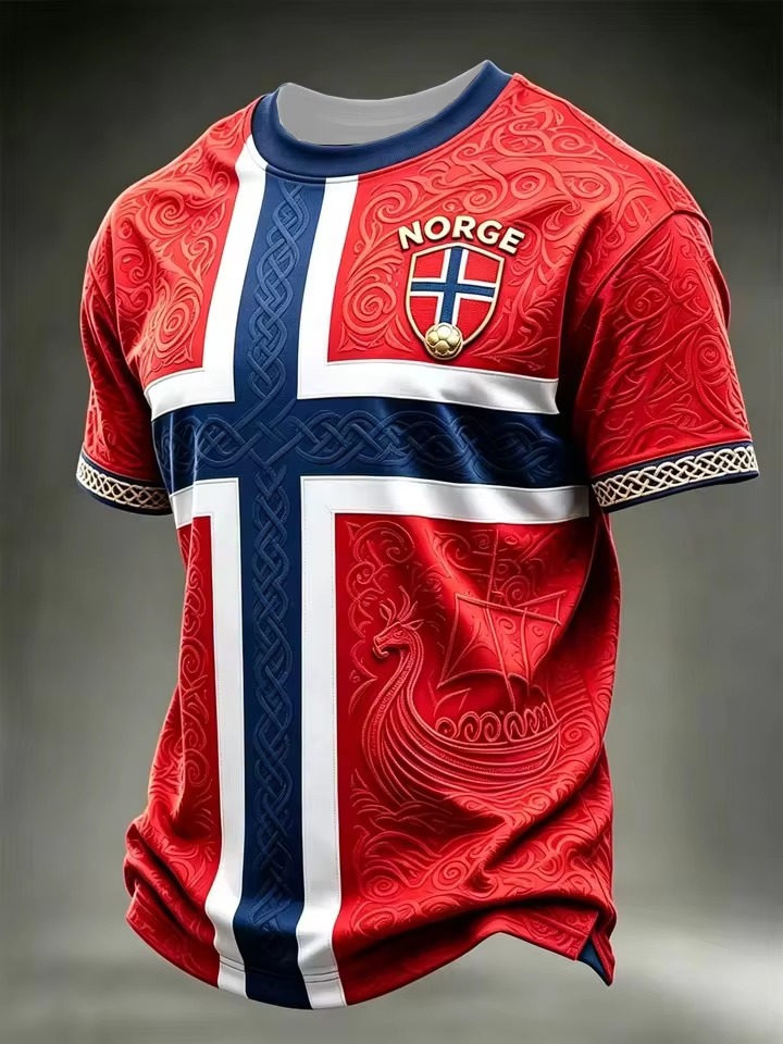 Футболка для мужчин с принтом  – обзор и цена Summer Viking Clothing