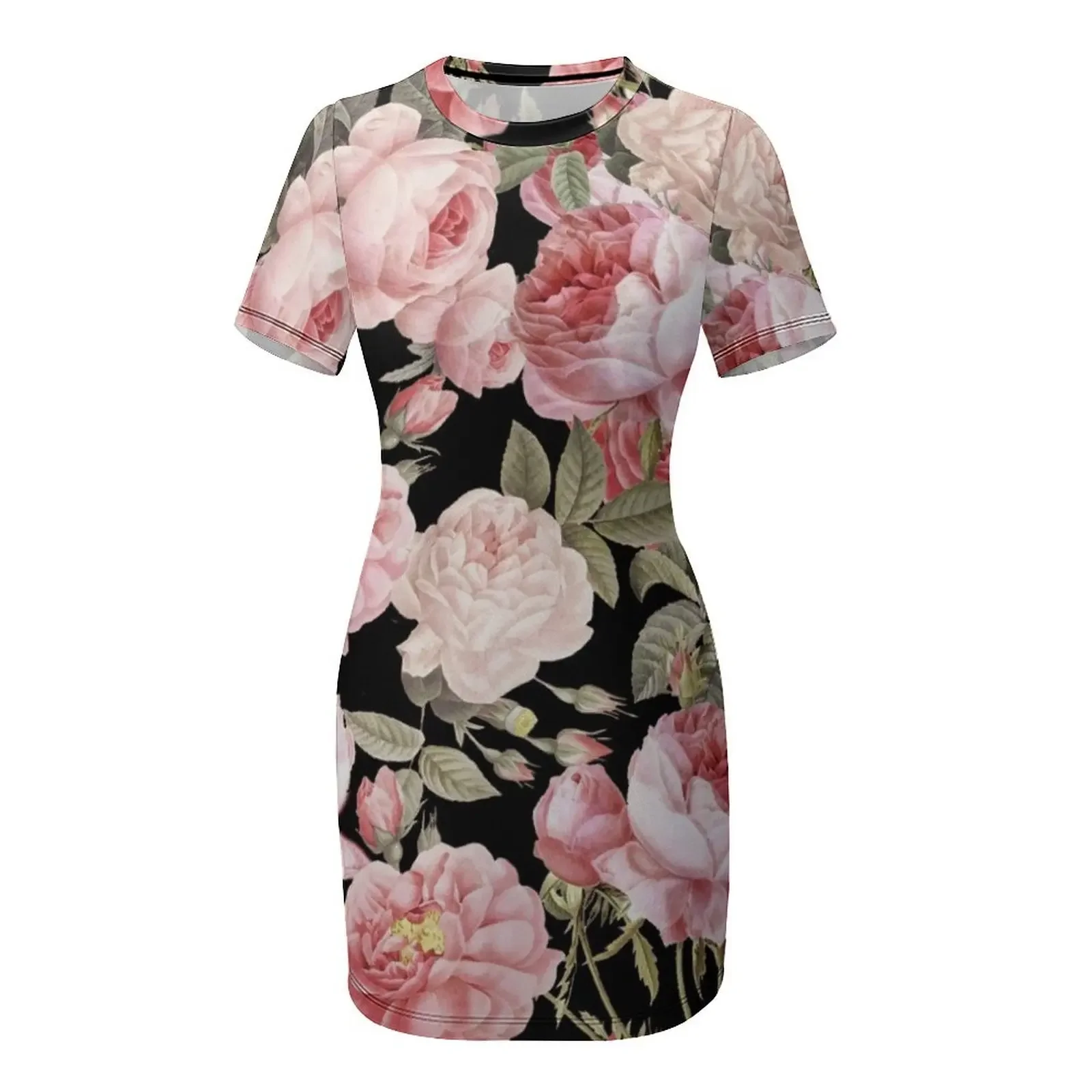 Розовое винтажное платье с кор – обзор и цена Summer Clothing Online